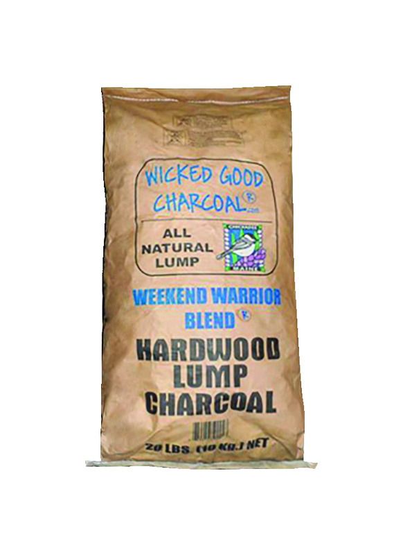 Wicked Good Charcoal Weekend Warrior Blend All Natural Hardwood Lump Charcoal 20 lb - Intensery