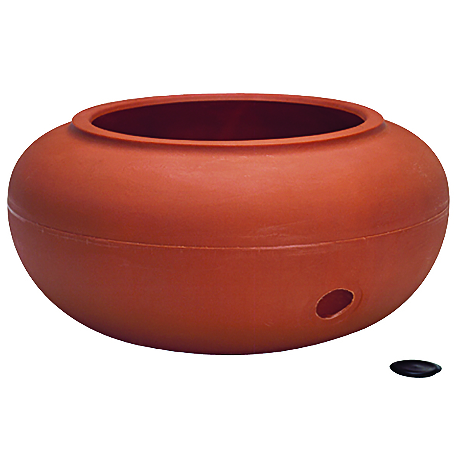 Akro-Mils 100 ft. Clay Free Standing Hose Pot - Intensery