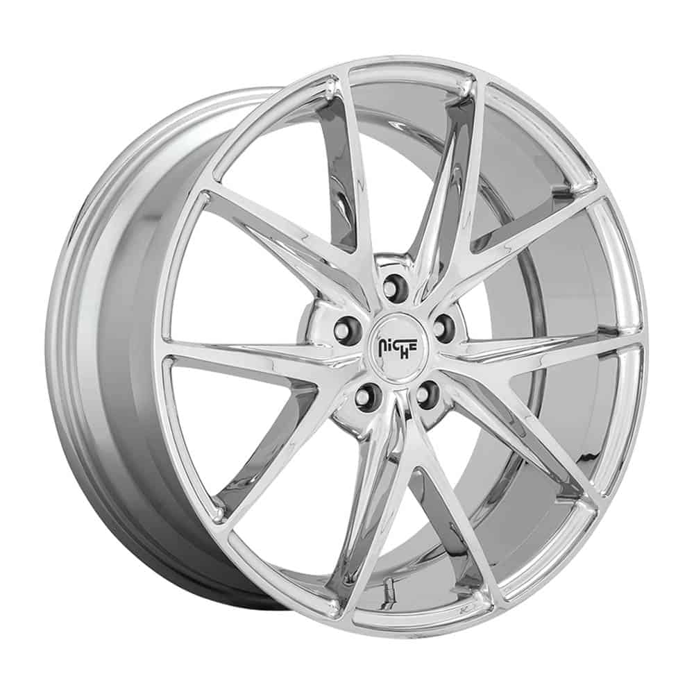 Niche 1PC M248 MISANO M248 20X9 5X4.5 CHROME 35MM - Intensery
