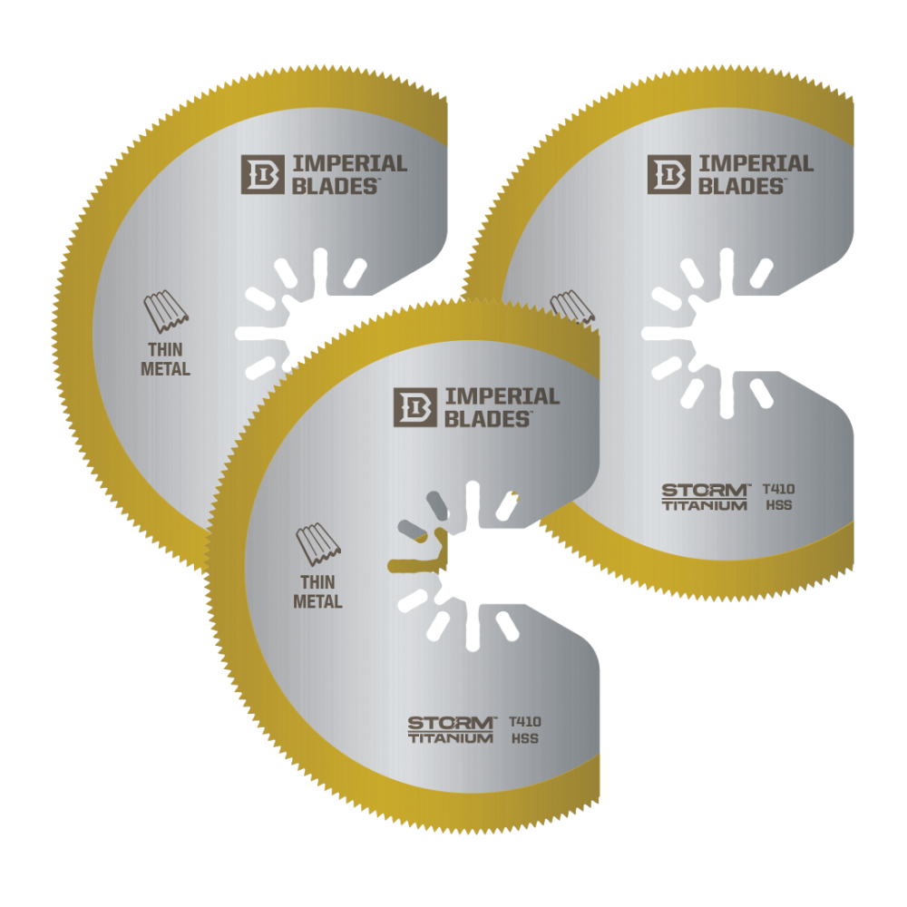 One Fit™ 3-1/8 Storm Titanium Thin Metal Segment Blade， 3PC - Intensery