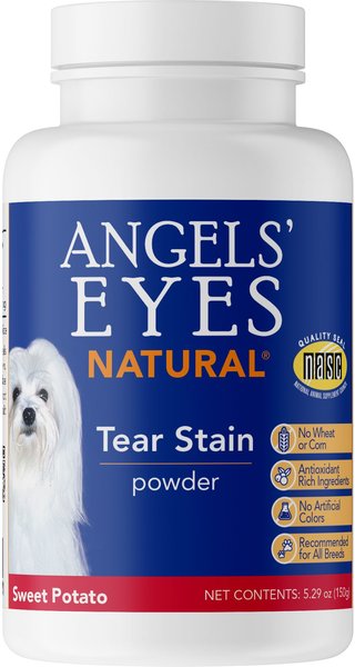 Angels' Eyes Natural Sweet Potato Flavored Powder Tear Stain Supplement for Dogs and Cats - Intensery