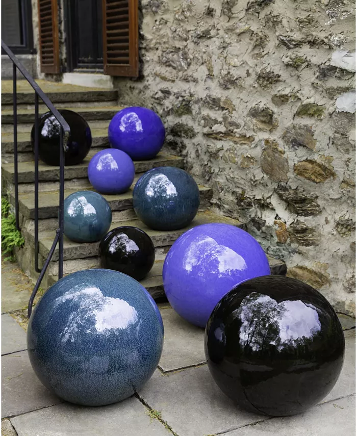 Campania International Glazed Sphere Statuary - Intensery