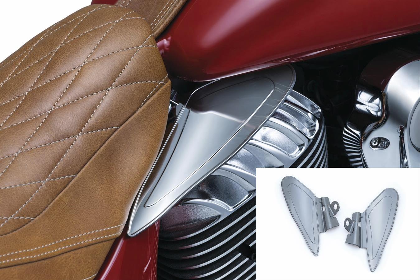 Kuryakyn 7181 Kuryakyn Saddle Shields Heat Deflectors - Intensery