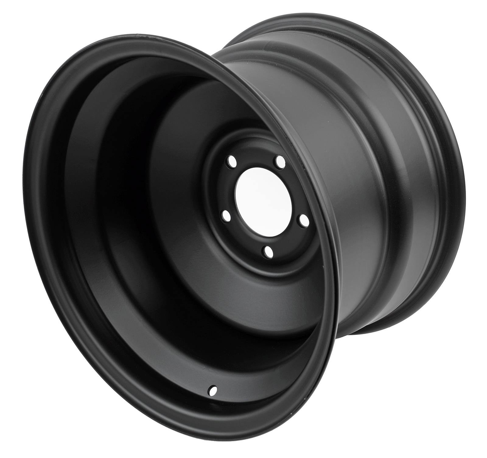 U.S. Wheel 68-5034 U.S. Wheel 68 Series Rat Rod Matte Black Wheels - Intensery