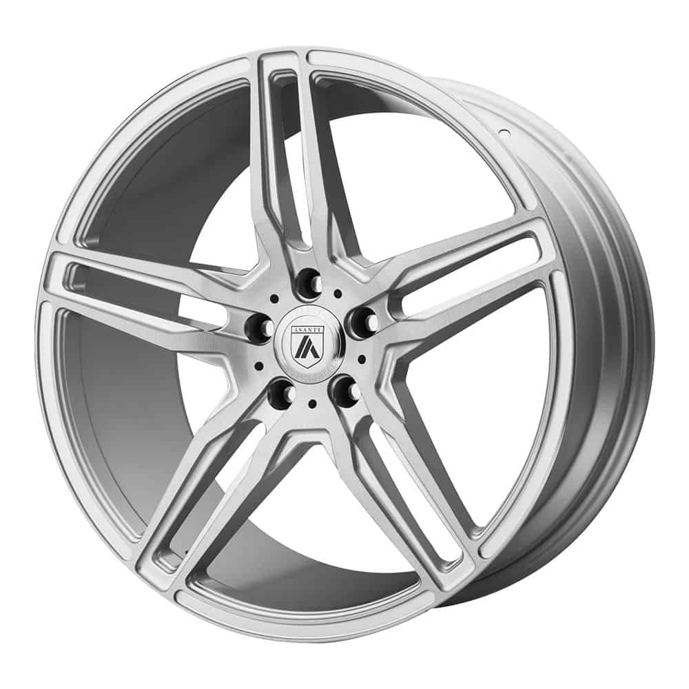 Asanti Black ABL-12 ORION AB12 22X10.5 5X4.5 BRUSHED SLV 35MM - Intensery
