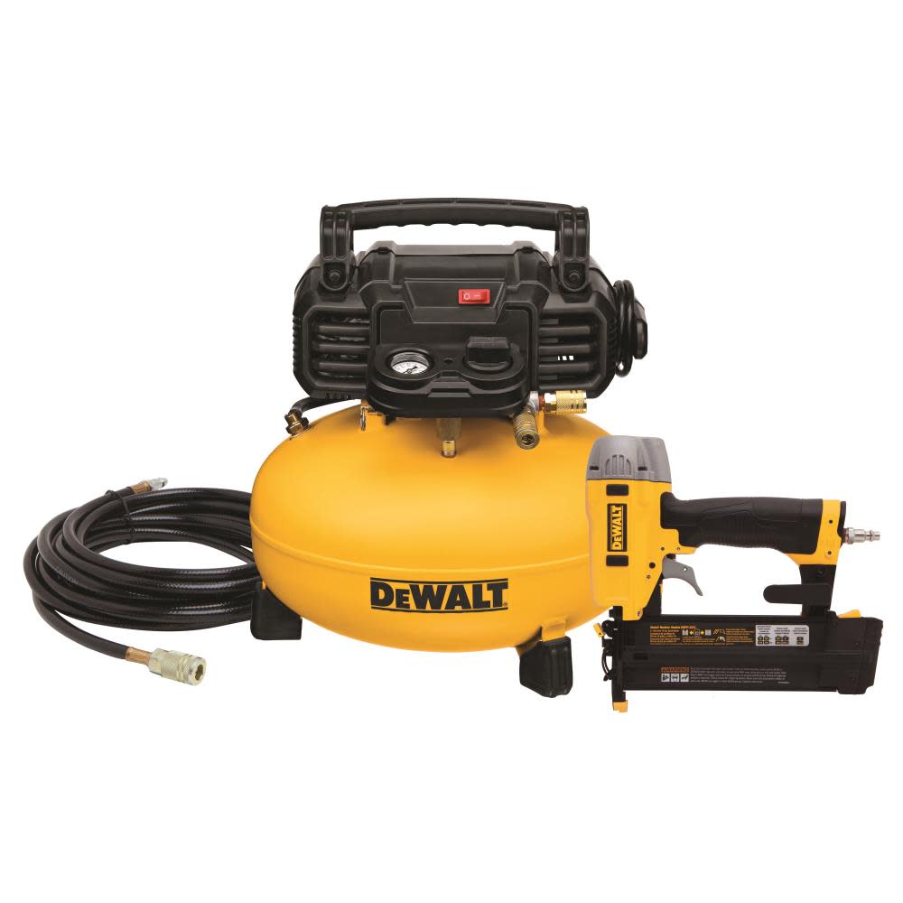 6 gal Pancake Compressor/ 2 In. Brad Nailer Combo Kit - Intensery