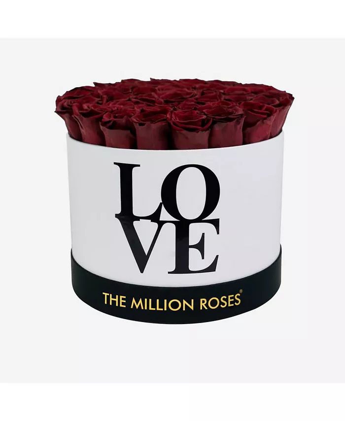 The Million Roses Supreme White Box of Roses Love Edition - Intensery