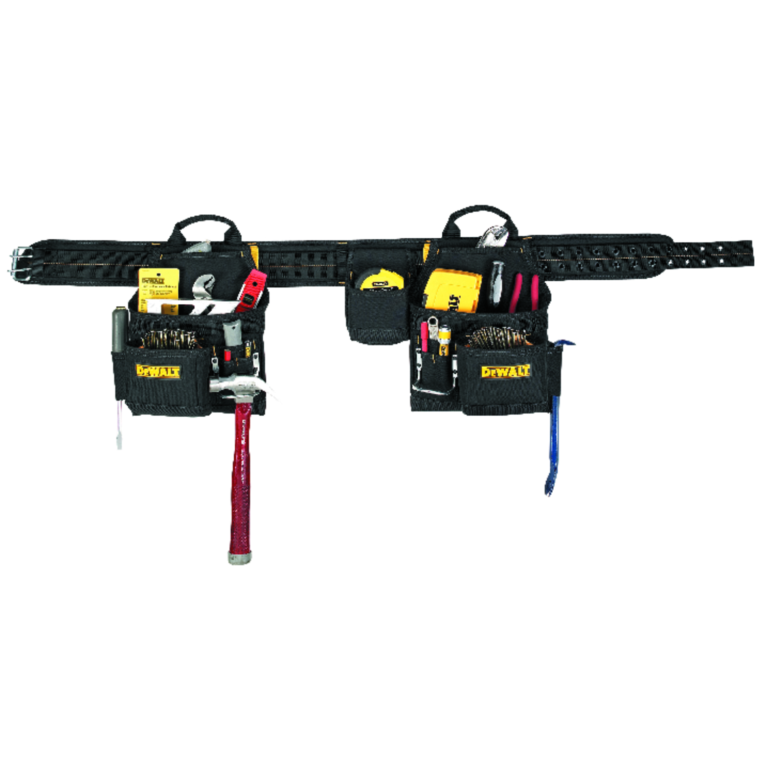 DeWalt Heavy Duty 16 pocket Ballistic Nylon Carpenter\u0027s Combo Apron Black 1 pk - Intensery
