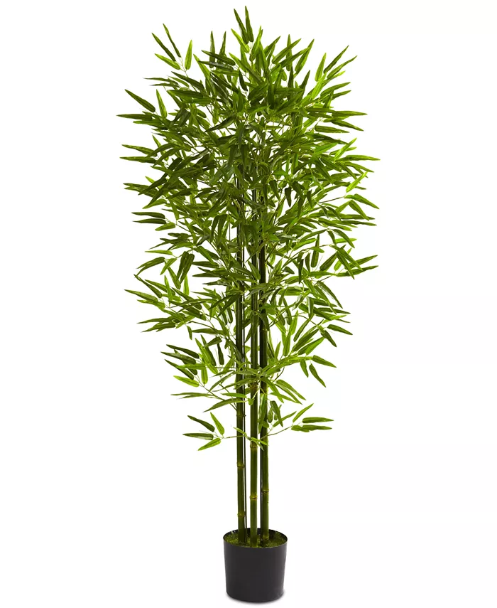 Nearly Natural 5' Artificial Bamboo UV-Resistant Indoor Outdoor Tree - Intensery