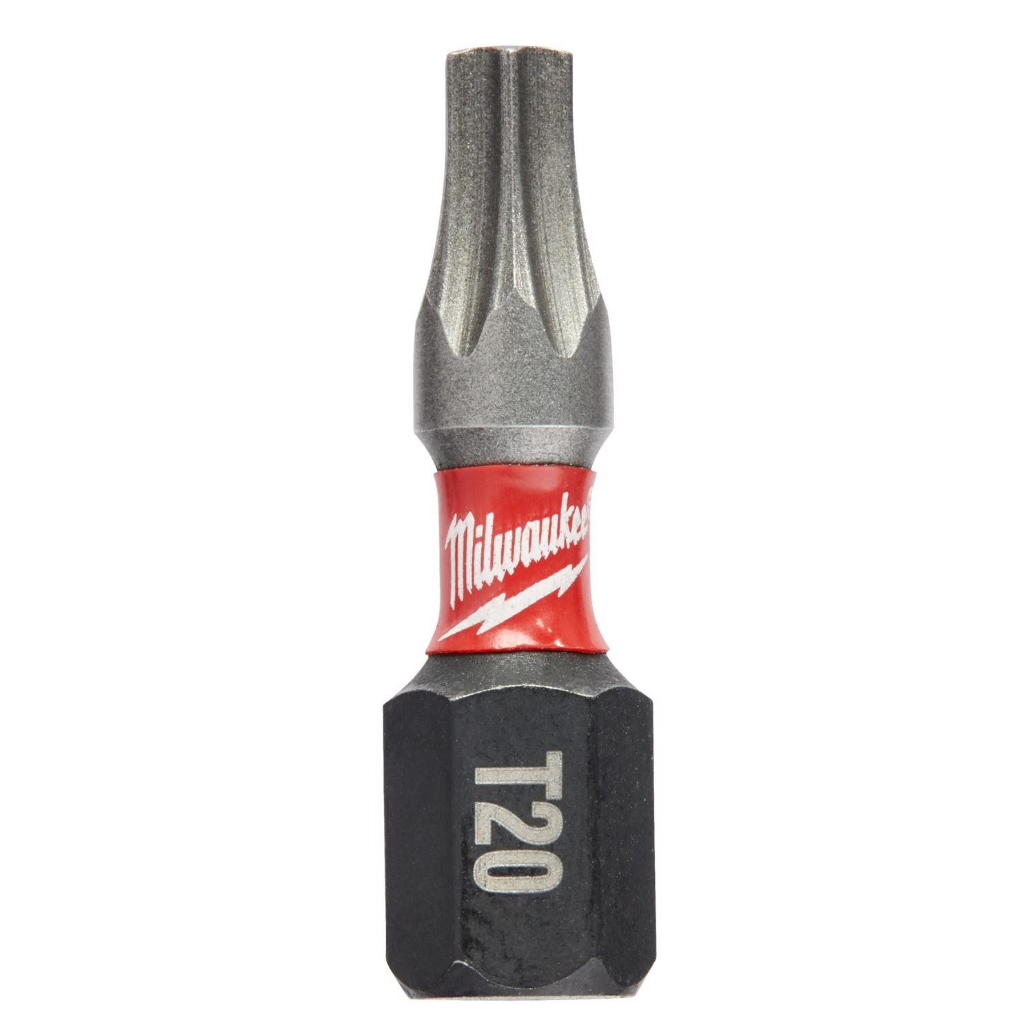 Milwaukee Shockwave Torx T20 X 1 in. L Impact Insert Bit Set Steel 15 pc - Intensery
