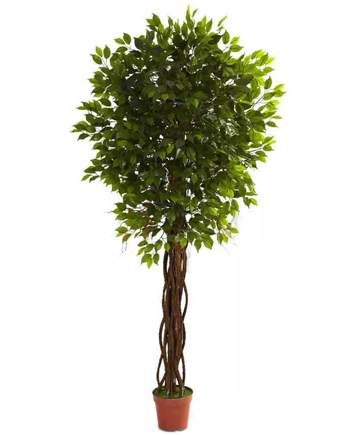 Nearly Natural 7.5' Ficus UV-Resistant Indoor Outdoor Tree - Intensery