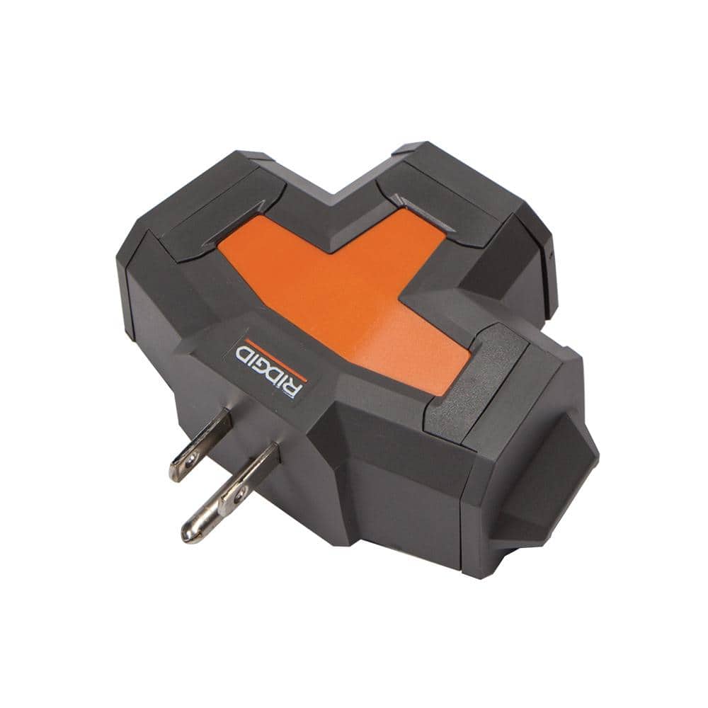 RIDGID 5.44 oz-Outlet Power Hub Adapter 36005 - Intensery