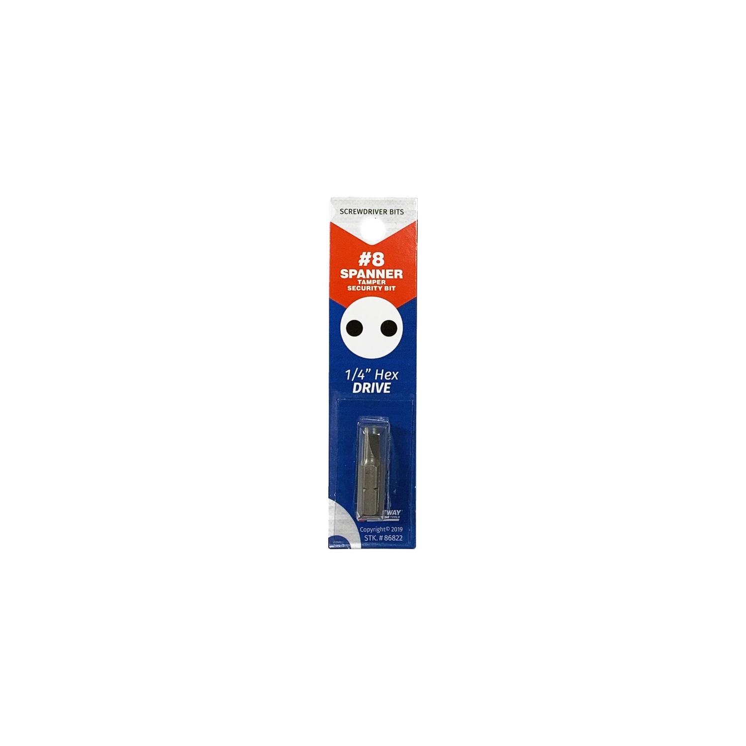 Best Way Tools Spanner #8 X 1 in. L Spanner Tamper-Proof Security Bit S2 Tool Steel 1 pc - Intensery