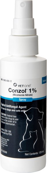 Miconazole Nitrate (Generic) Spray 1% for Dogs and Cats - Intensery