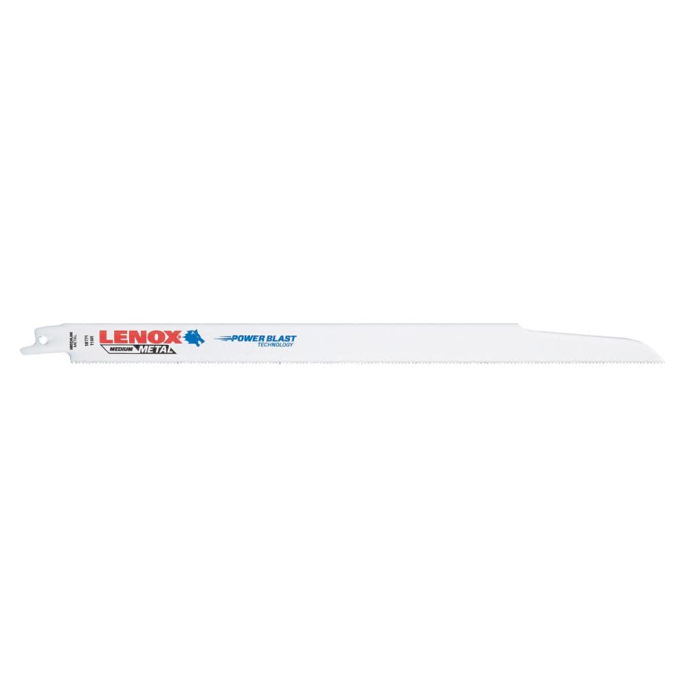 LENOX Reciprocating Saw Blade B118R 12 X 3/4 X .035 X 18 TPI 25pk - Intensery