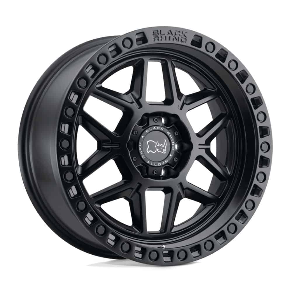 Black Rhino Wheels BRKLS 17X9 6X5.5 M-BLK-BLK-BLTS 0MM - Intensery