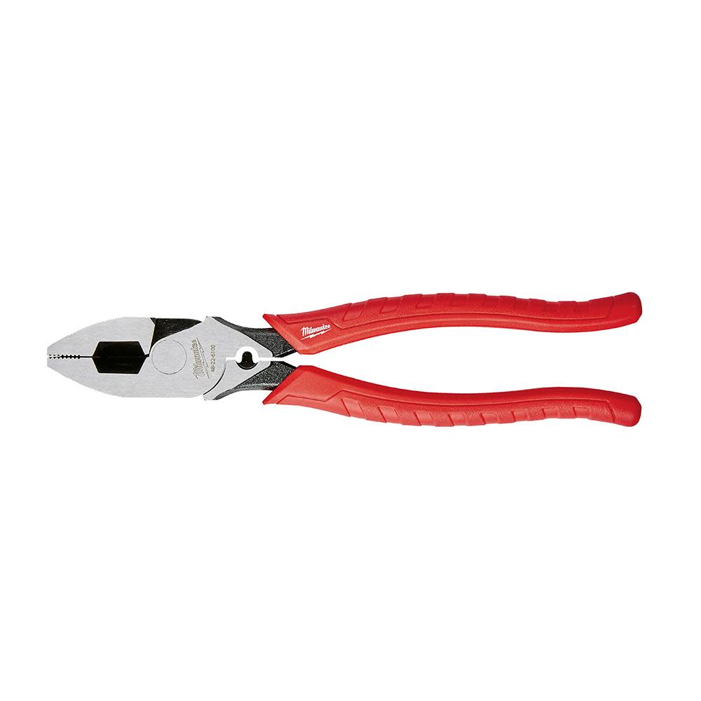 9 in. High Leverage Linemanand#8217;s Pliers w/ Crimper - Intensery