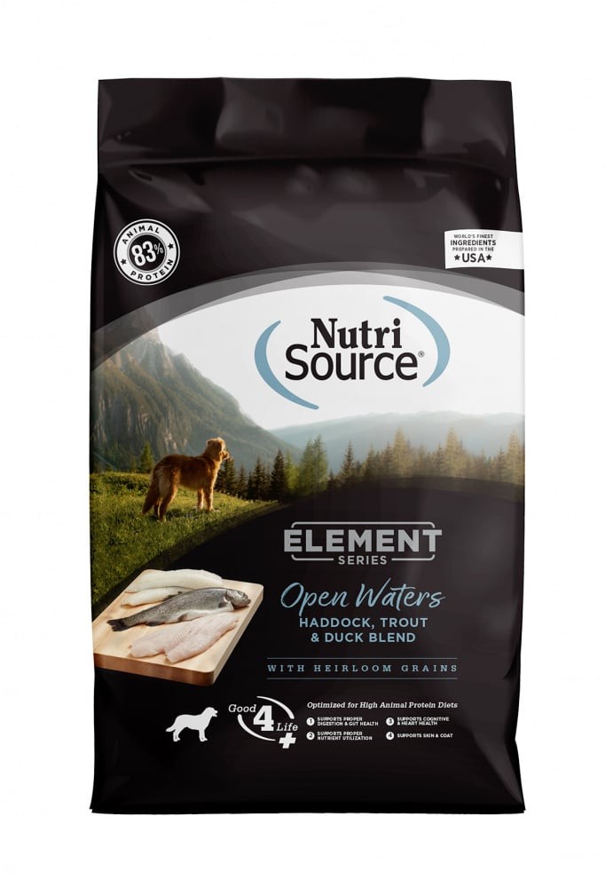 NutriSource Element Series Open Waters Recipe Dry Dog Food - 12 lb Bag - Intensery