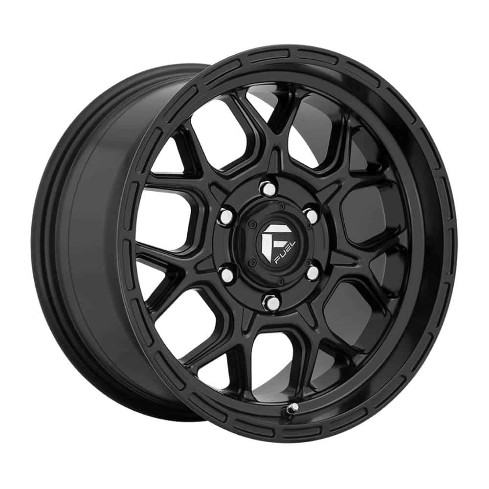 Fuel 1PC D670 TECH D670 20X10 5X5.5 MT-BLK -18MM - Intensery