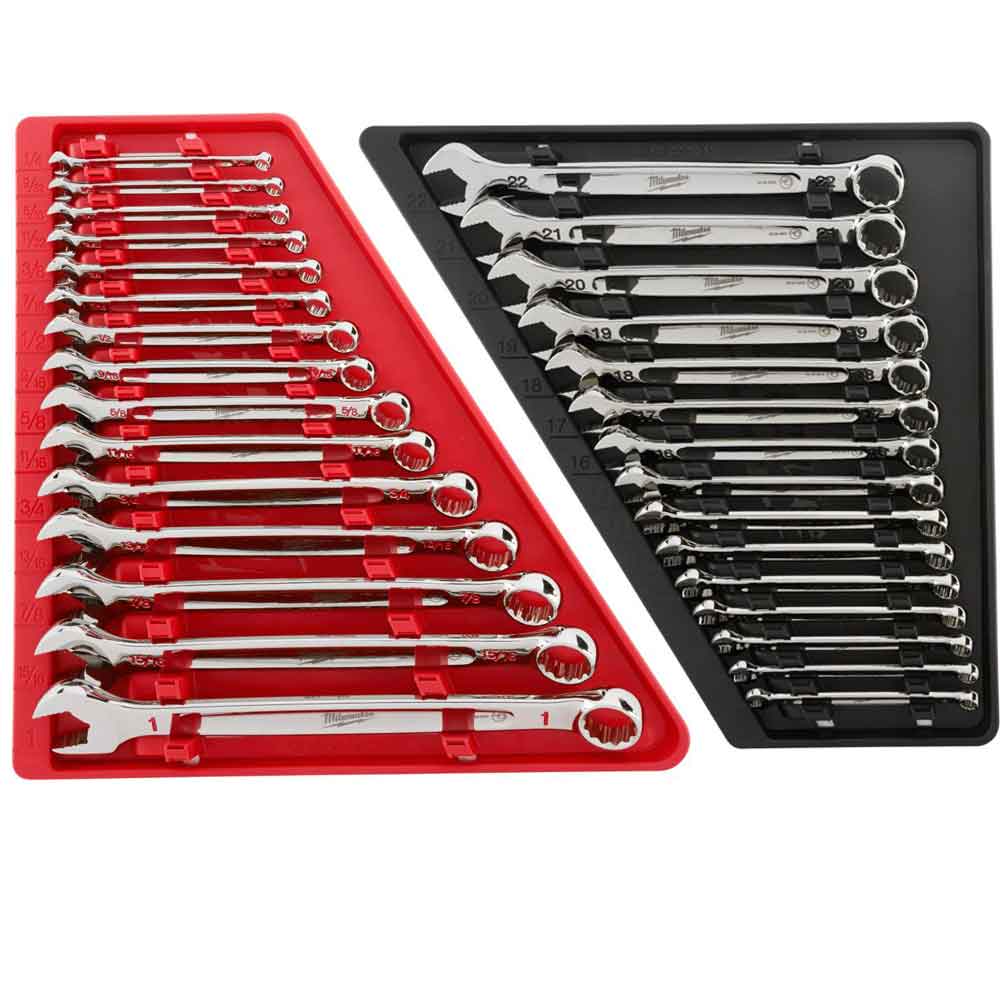 30pc SAE and Metric Combination Wrench Set - Intensery