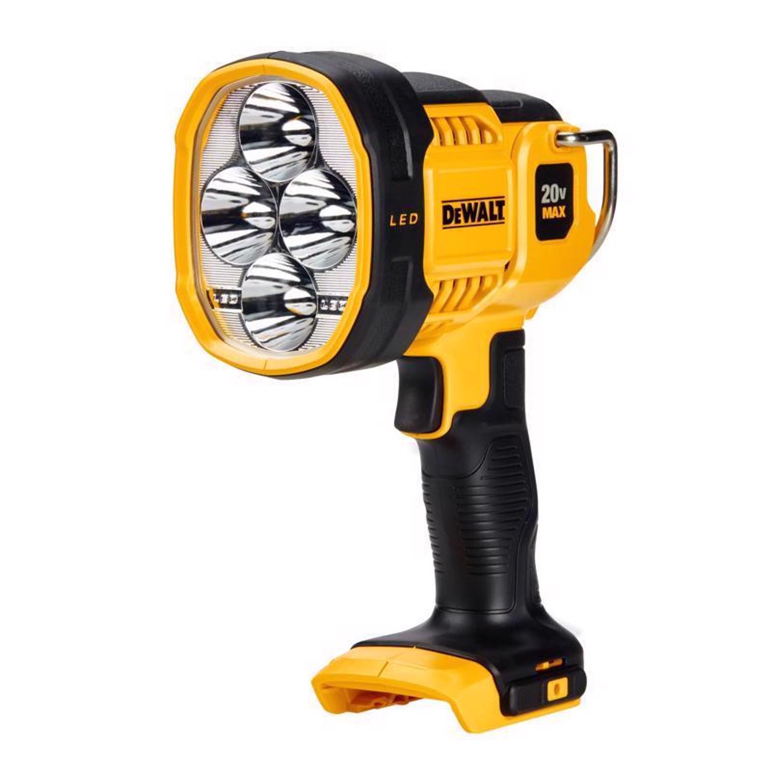 DeWalt 20V MAX 1500 lm Black/Yellow LED Jobsite Spotlight - Intensery