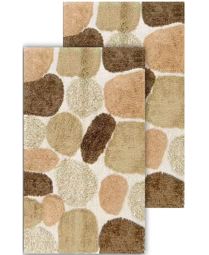 Chesapeake Pebbles 2 Piece Bath Rug Set - Intensery