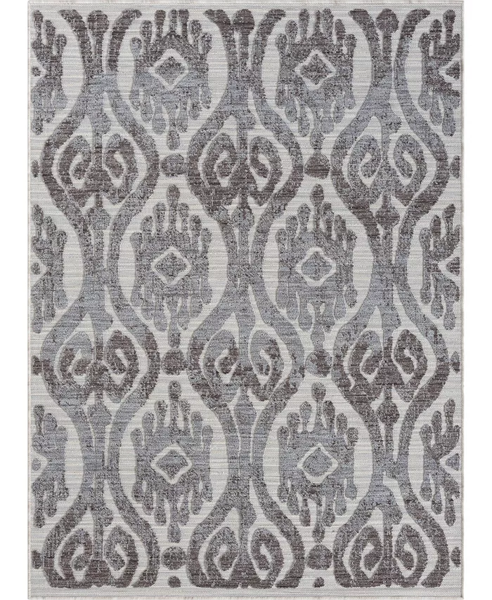 LR Home Wagner WAGNR82293 5' x 7' Outdoor Area Rug - Intensery