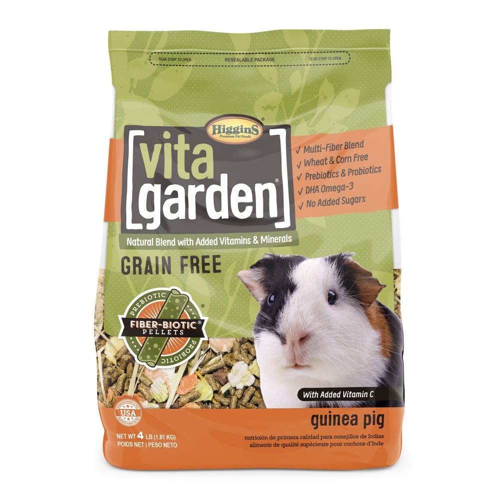 Higgins Vita Garden Guinea Pig Food - 4 lb Bag - Intensery