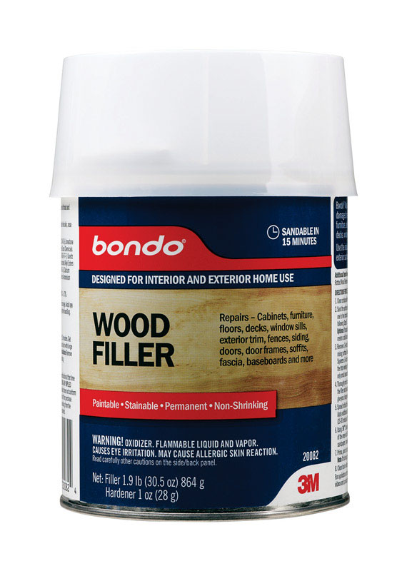 3M Bondo Brown Wood Filler 1 qt - Intensery