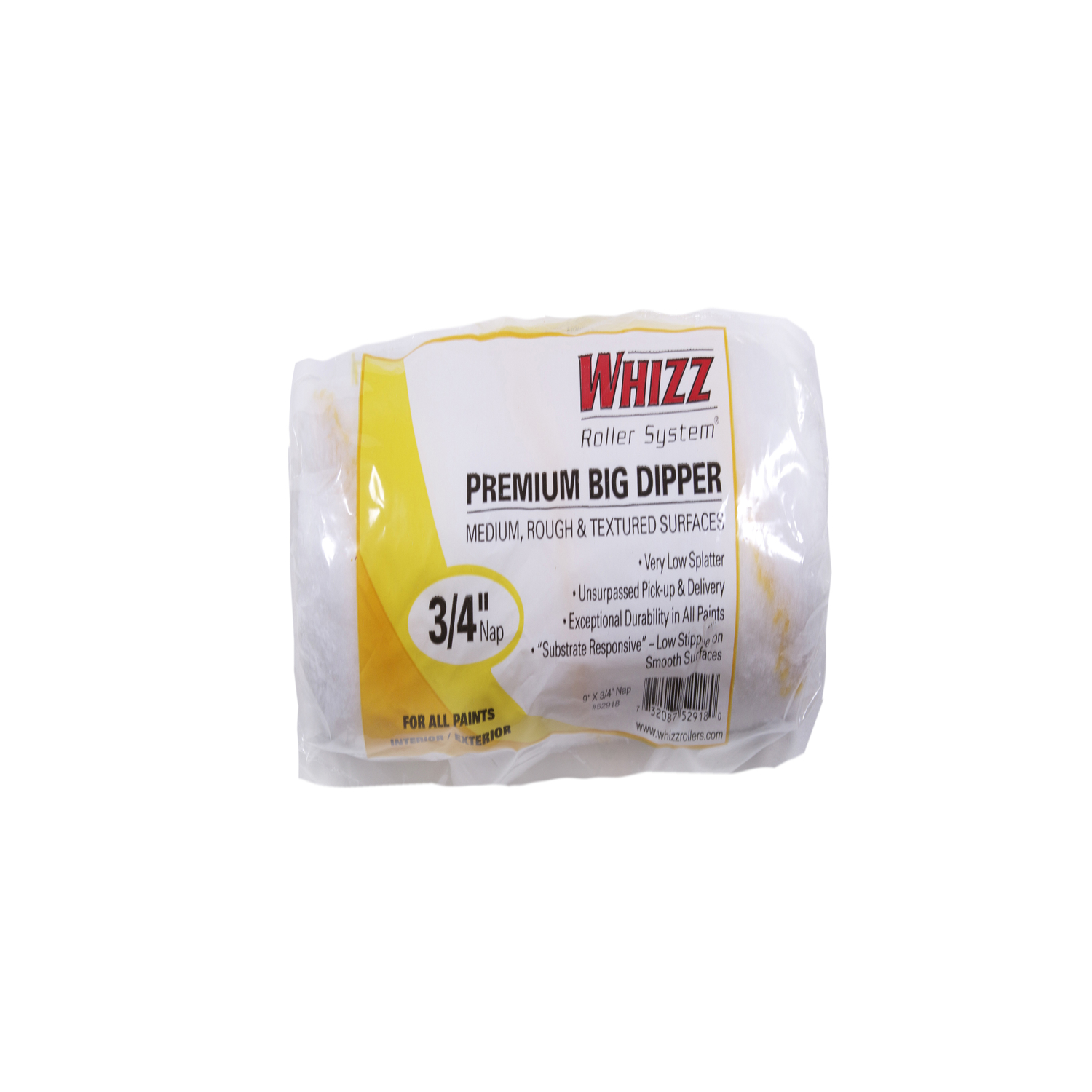 Whizz Fabric 9 in. W X 3/4 in. Cage Paint Roller Cover 1 pk - Intensery