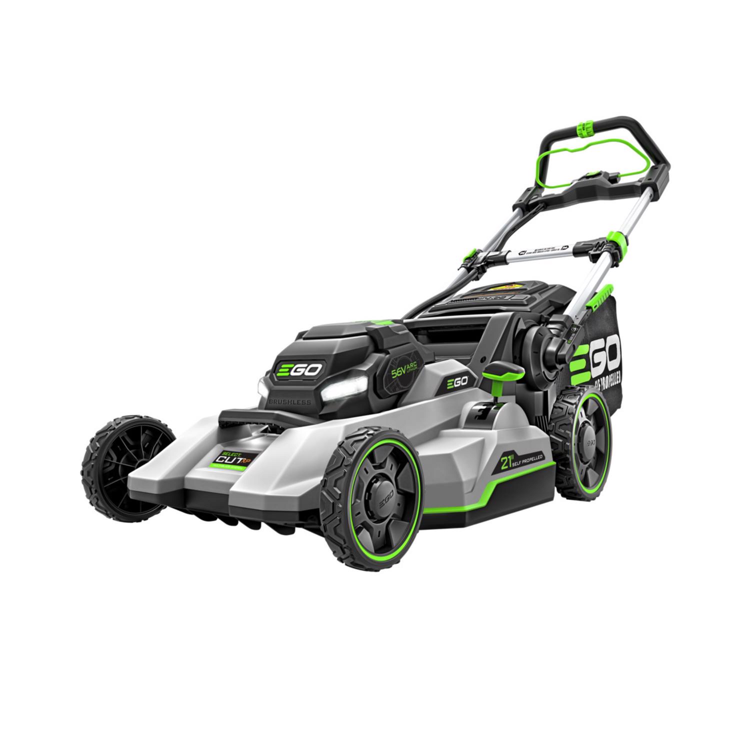 EGO Power+ LM2156SP-2 21 in. 56 V Battery Self-Propelled Lawn Mower Kit (Battery \u0026 Charger) - Intensery
