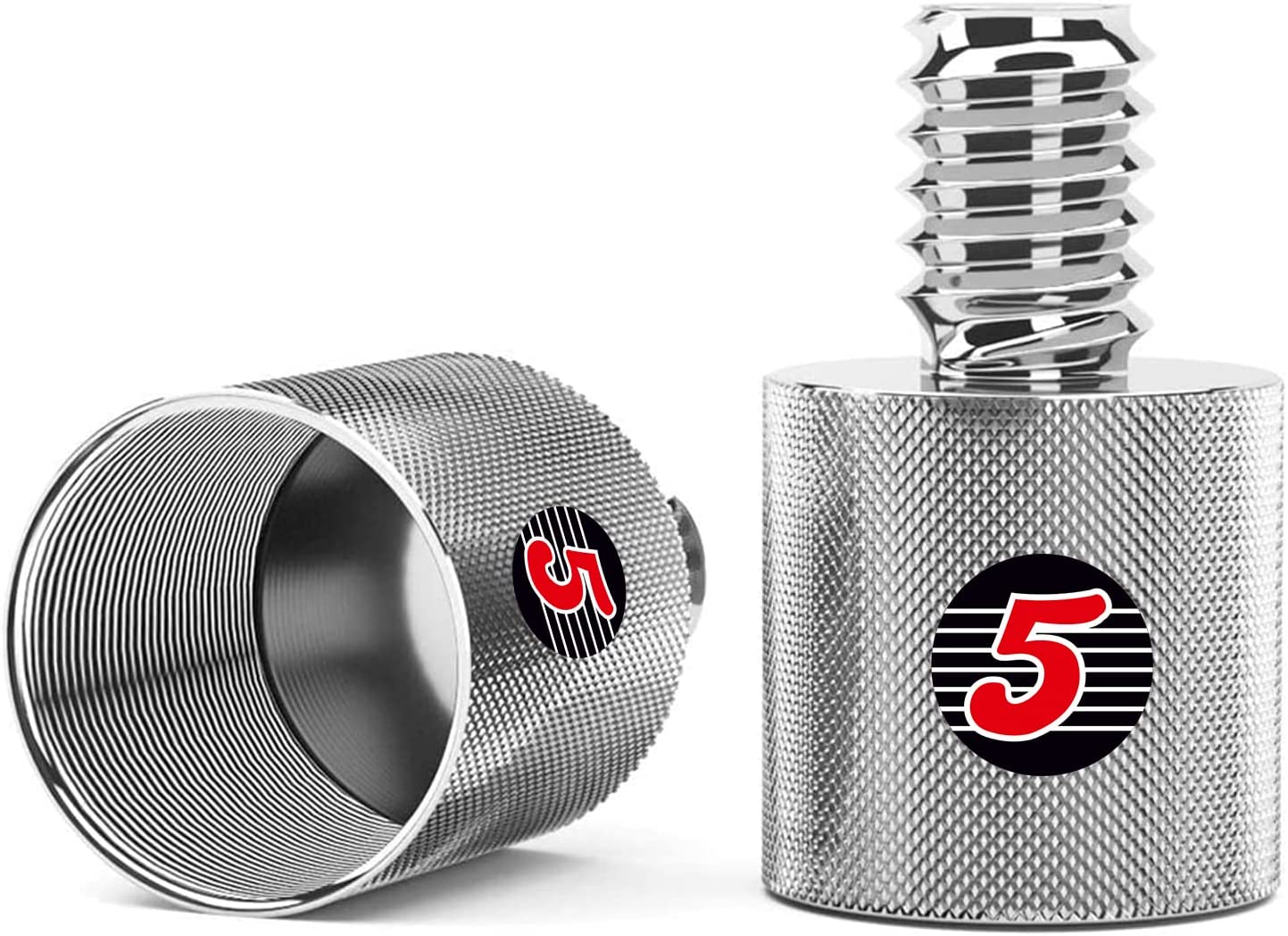 5 Core Mic Stand Adapter Aluminum 5/8 Male to 1/4 Female Screw for Clips MS ADP M SLV 58-14 1PC - Intensery