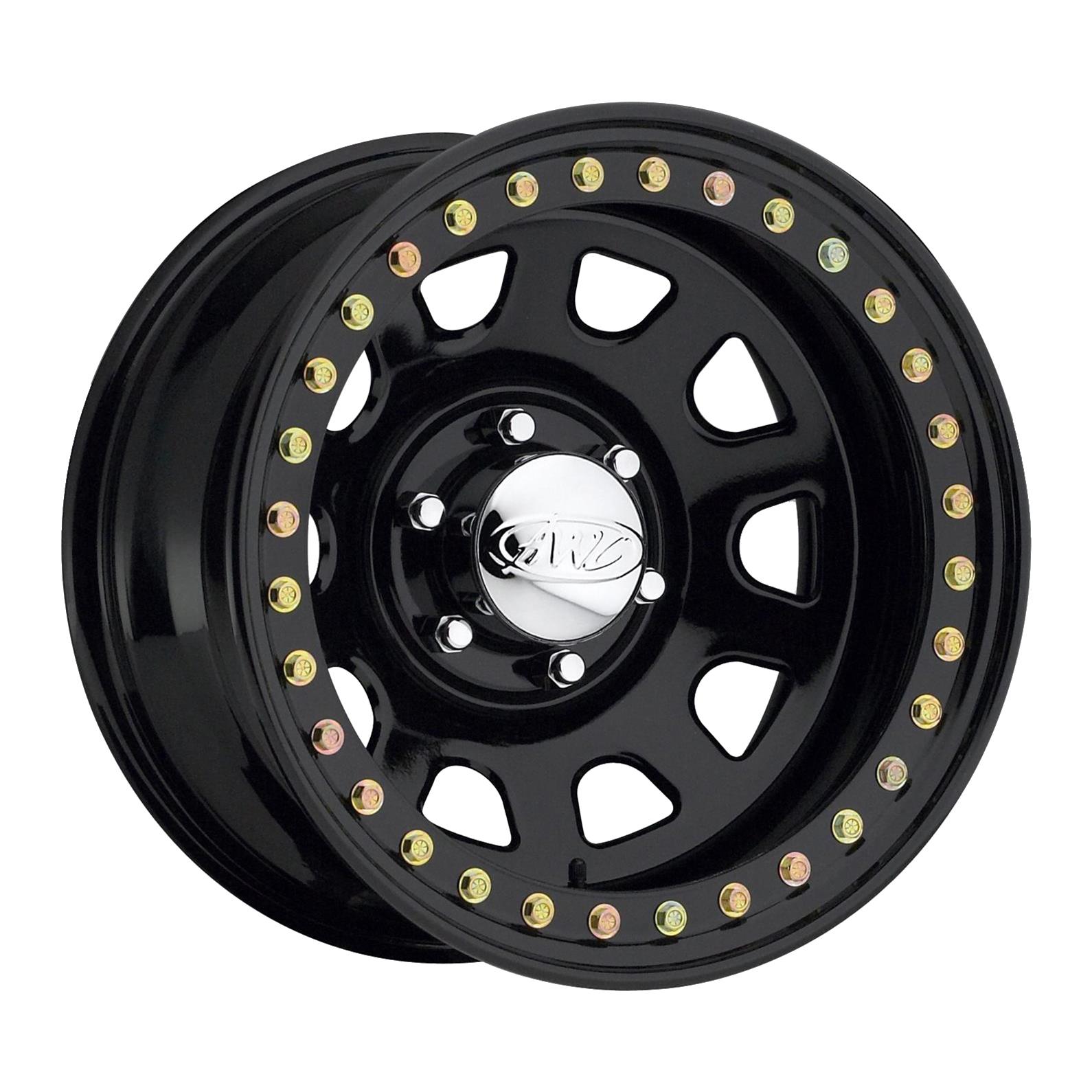 Raceline Wheels RT5158012 Raceline Wheels Competition Beadlock Daytona Black Wheels - Intensery