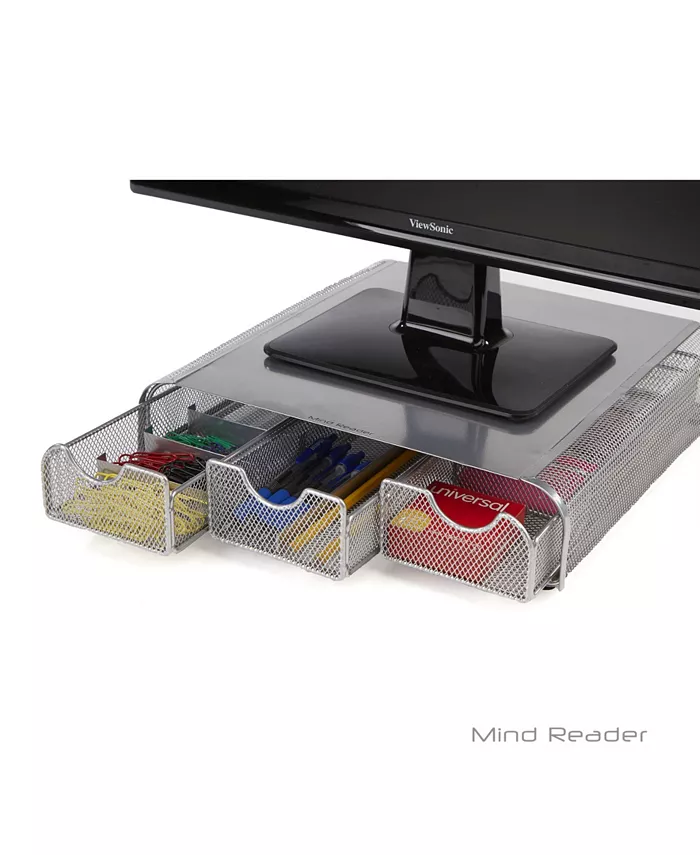 Mind Reader PC， Laptop， IMAC Monitor Stand and Desk Organizer - Intensery