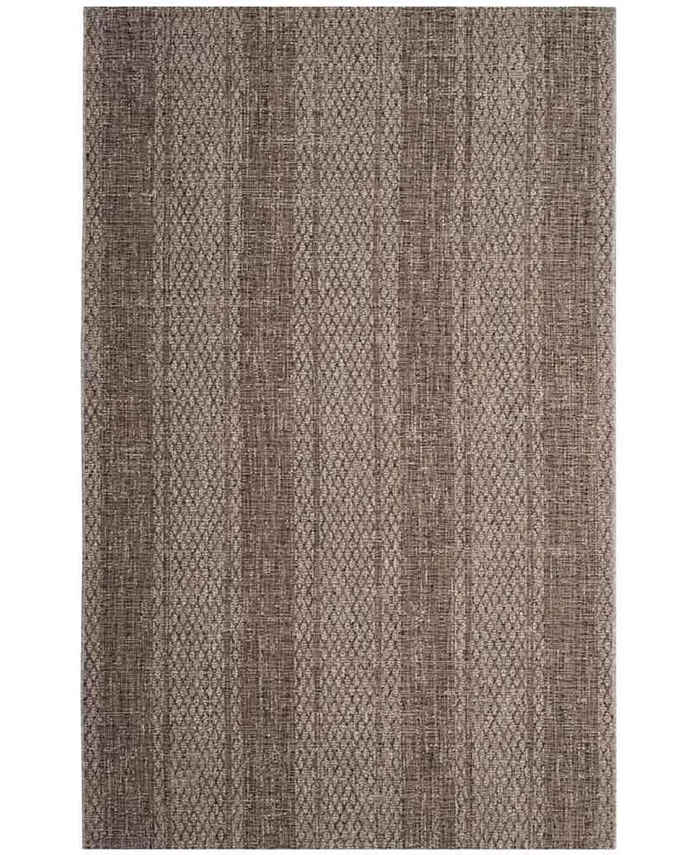 Safavieh Courtyard Light Beige and Light Brown 6'7