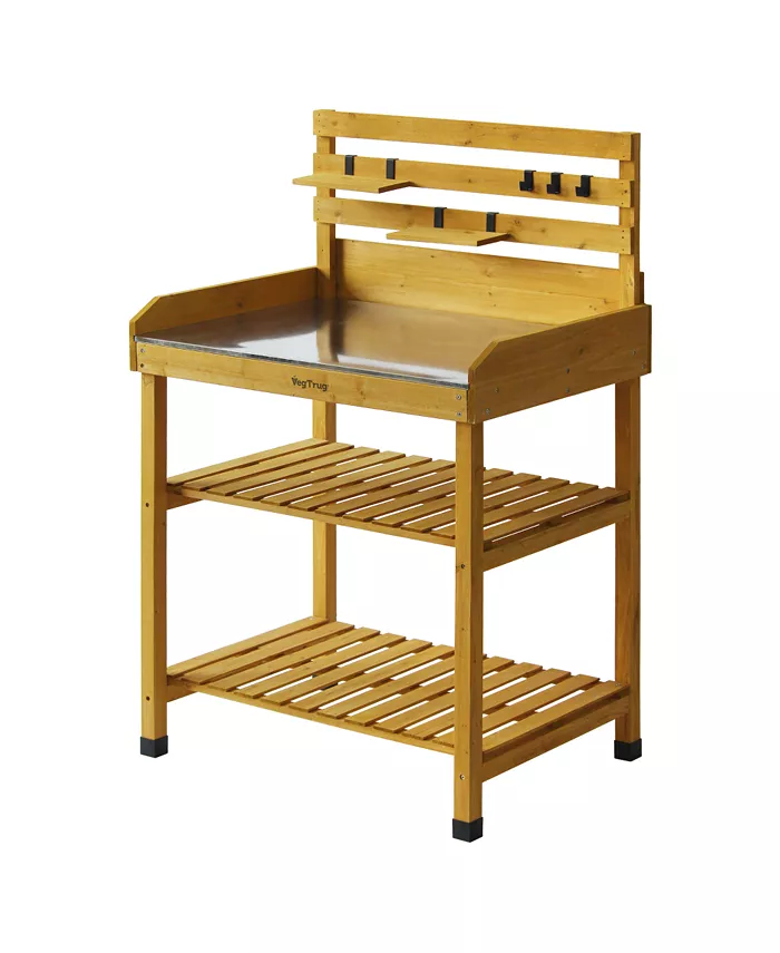 VegTrug Potting Table - Natural (FSC 100%) - Intensery
