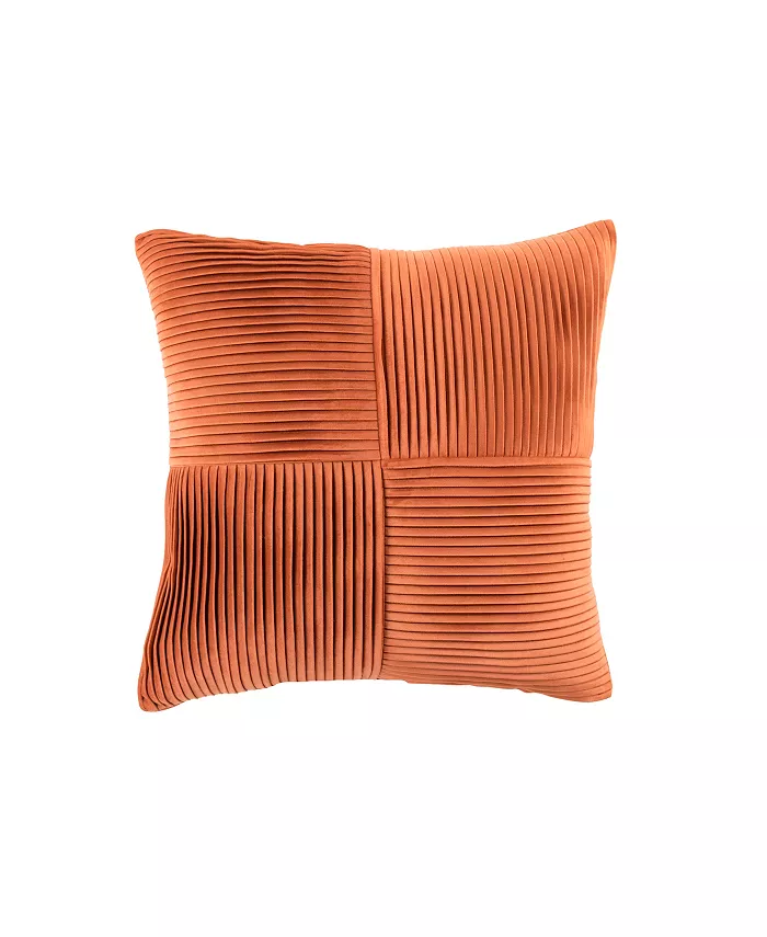 Lush Dandeacutecor Sheldon Pleat Decorative Pillow， 20