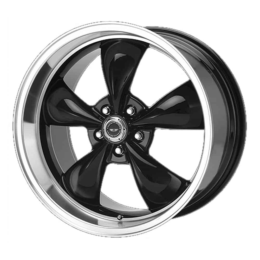 American Racing AR105 TORQ THRUST M AR105M 18X9 5X4.5 G-BLK MACH-LP 34MM - Intensery