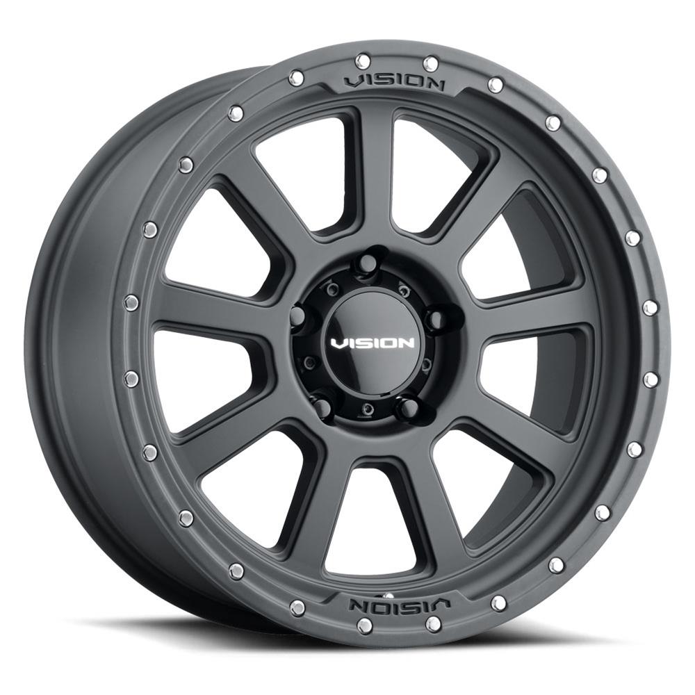 Vision Wheel 350-8981SB-12 Vision Off-Road 350 OJOS Series Satin Black Wheels - Intensery