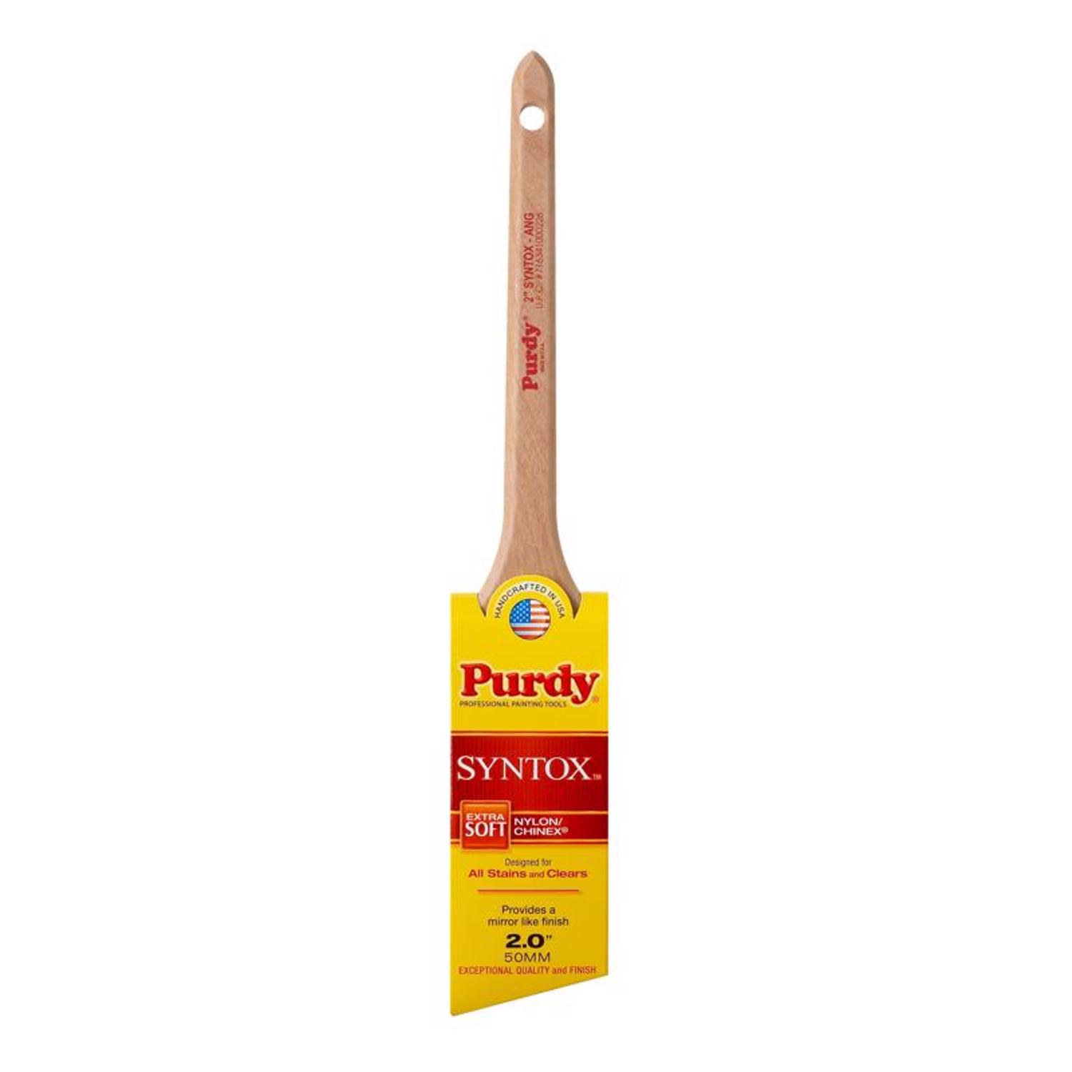 Purdy Syntox Angular 2 in. Extra Soft Angle Trim Paint Brush - Intensery