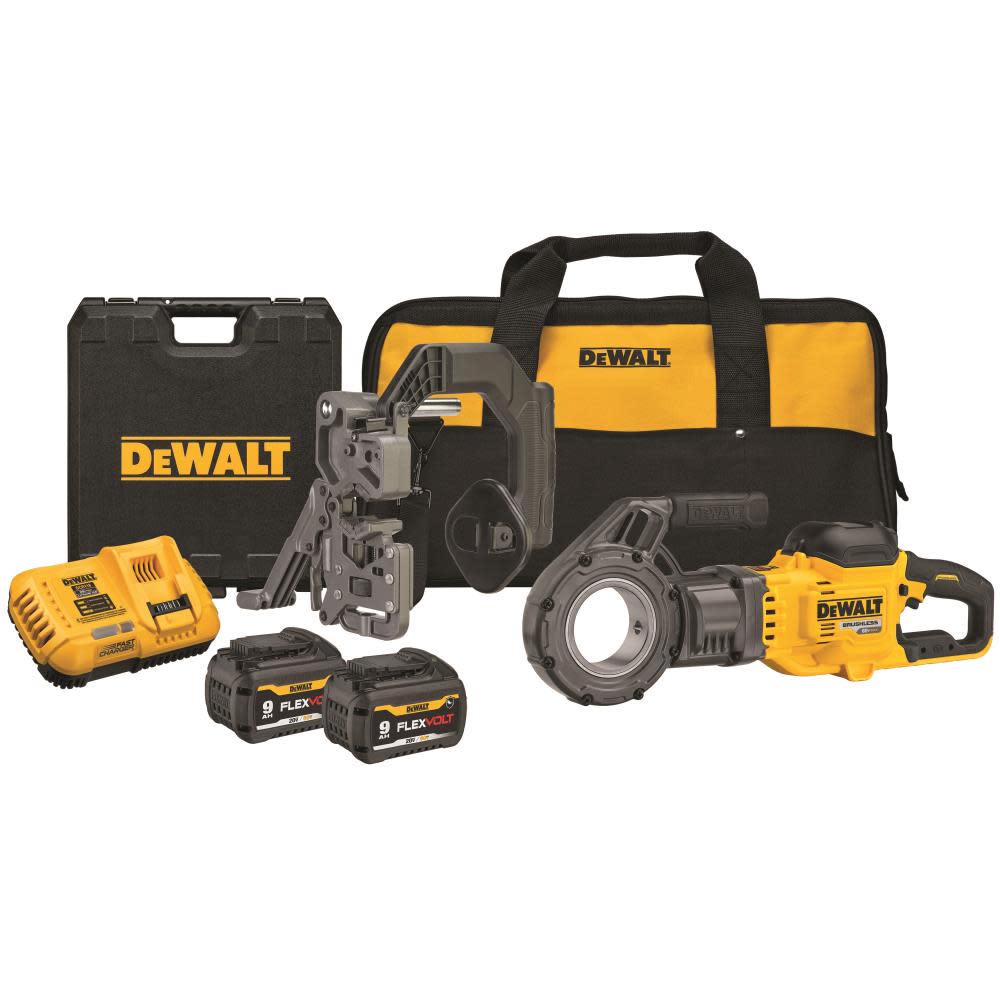DEWALT FLEXVOLT 60V MAX* Cordless Pipe Threader Kit DCE700X2 from DEWALT - Intensery