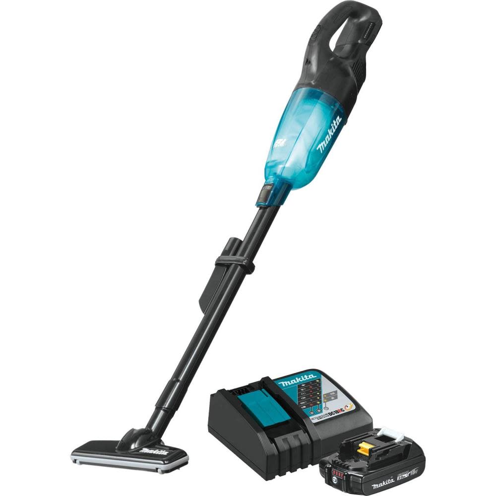 18V LXT® Lithium-Ion Compact Brushless Cordless Vacuum Kit， Trigger w/ Lock (2.0Ah) - Intensery