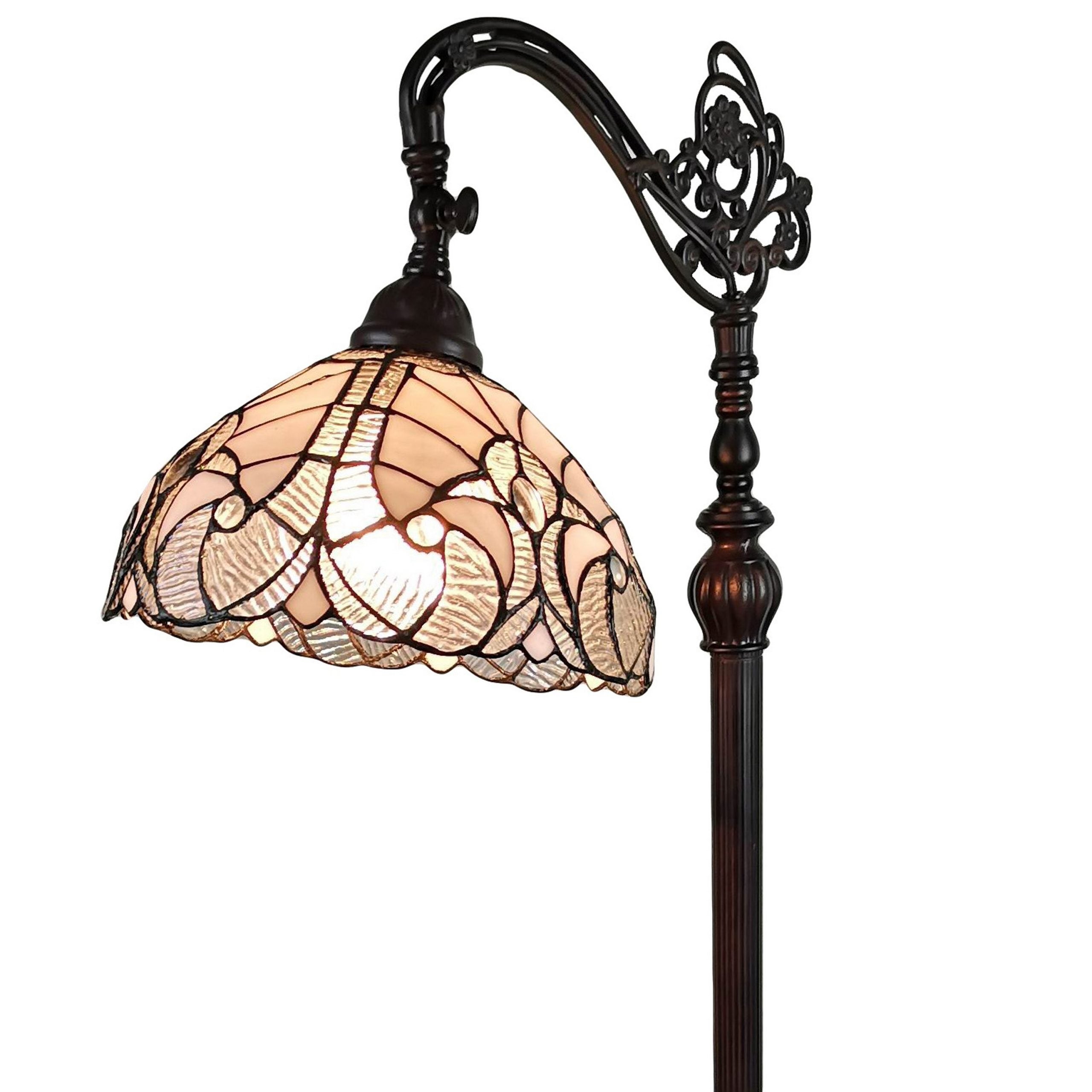 Tiffany Style Floor Lamp Arched 62