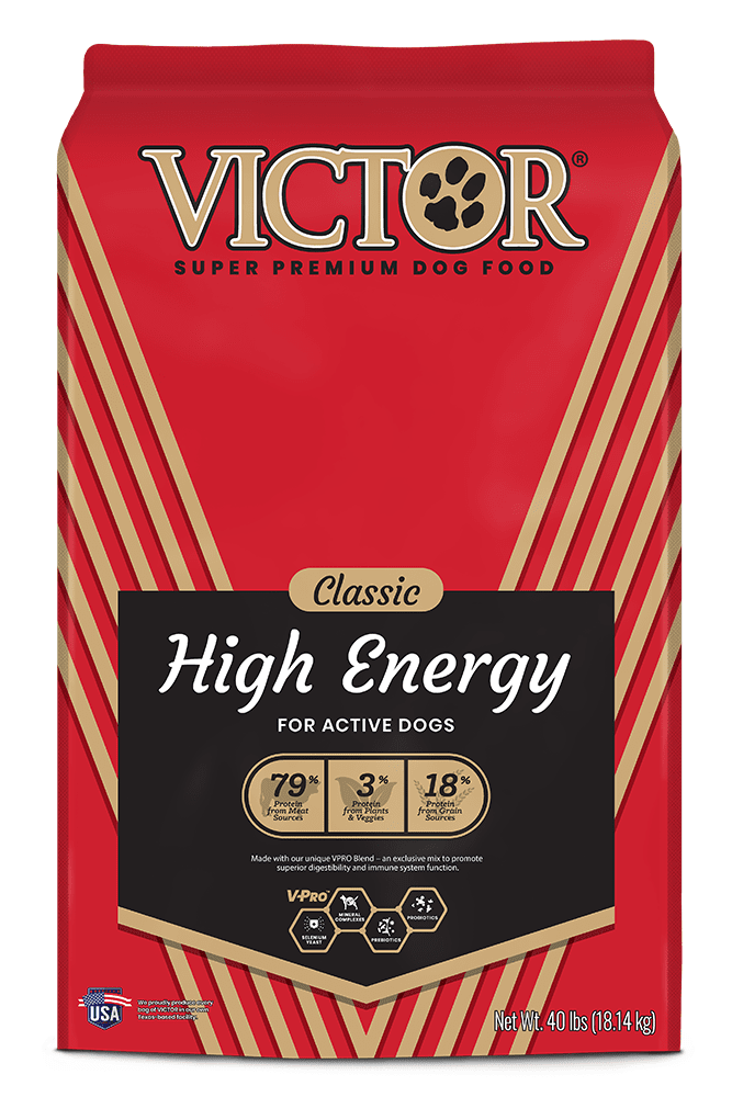 Victor Classic High Energy Dry Dog Food - 50 lb Bag - Intensery