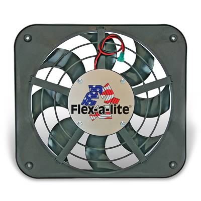 Flex-a-lite 123 Flex-A-Lite Low-Profile S-Blade Electric Fans - Intensery