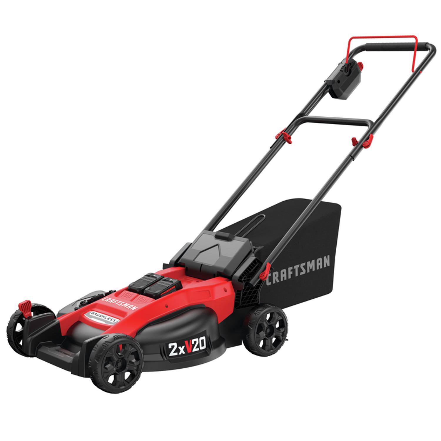 Craftsman V20 CMCMW220P2 20 in. Battery Lawn Mower Kit (Battery \u0026 Charger) - Intensery