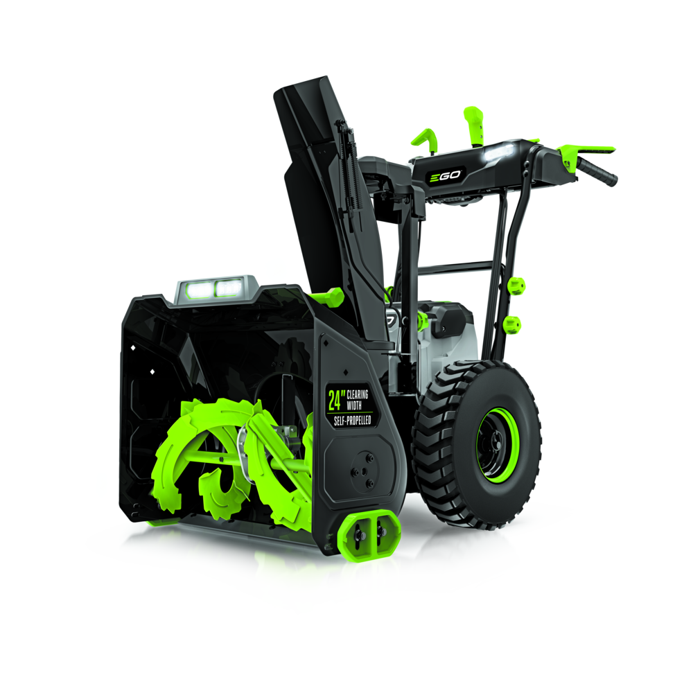 EGO POWER+ Snow Blower 24 Self-Propelled 2 Stage with Two 10 Ah Batteries - Intensery
