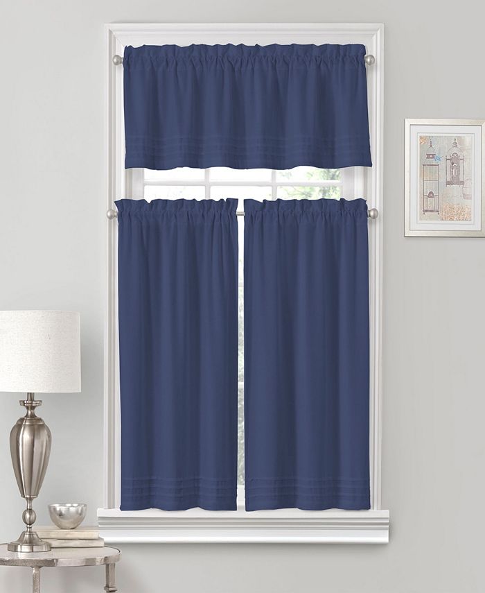 Vue Window Solutions Kingsbury 52'' x 24'' Pleated Tier Pair - Intensery