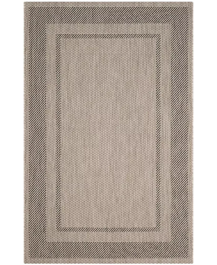 Safavieh Courtyard Beige and Black 6'7