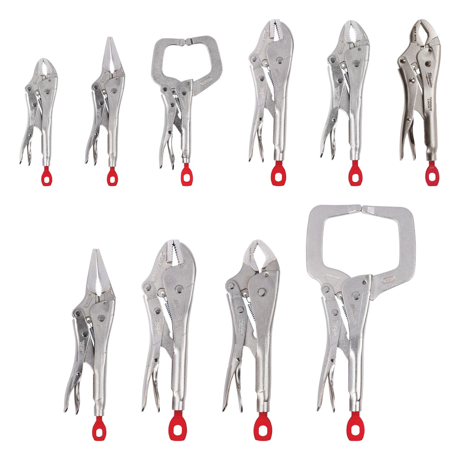 Milwaukee Tool 48-22-3690 Milwaukee TORQUE LOCK 10-Piece Locking Plier Sets - Intensery